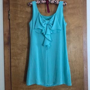 teal sundress back bow detail! 👗
